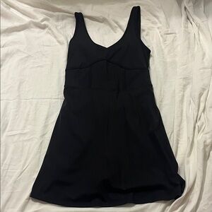Black Athletic Dress with Built in Shorts